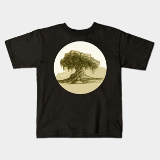 Willow Tree Yellow Kids T-Shirt